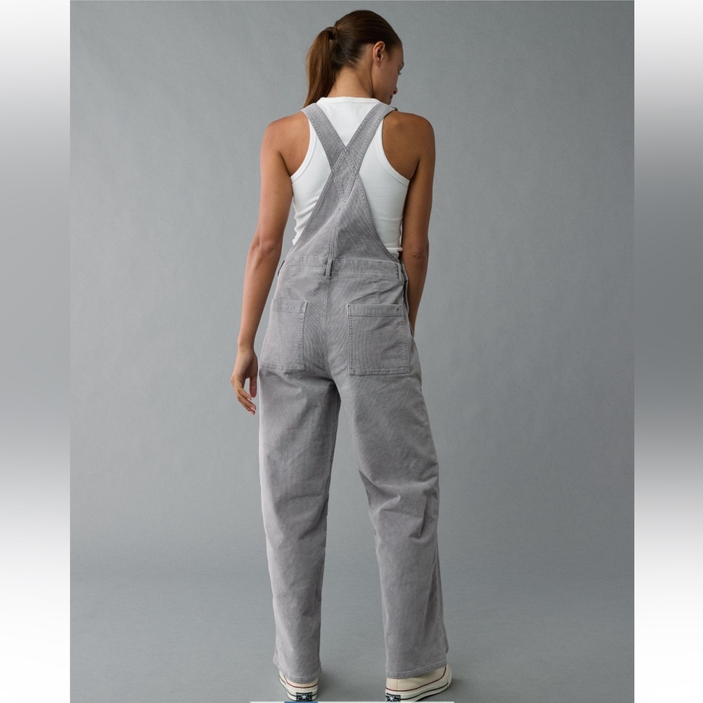 American Eagle Stovepipe Corduroy Overall - Picture 2 of 8